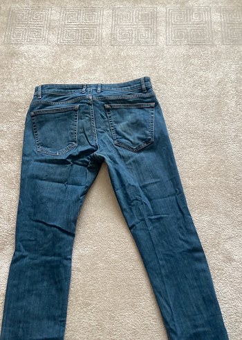 Erkek Mavi Regular Fit Denim Pantolon - Görsel 6