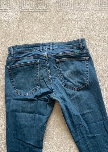 Erkek Mavi Regular Fit Denim Pantolon - Görsel 7