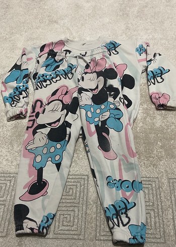 Kız Çocuk Baskılı Rahat Takım - Görsel 3