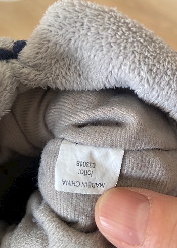 Mavi Erkek Çocuk Sıcak Ev Terliği - Görsel 4