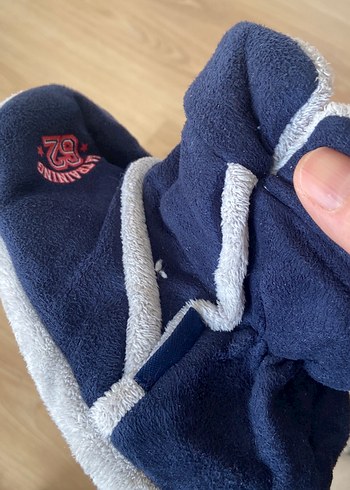 Mavi Erkek Çocuk Sıcak Ev Terliği - Görsel 6