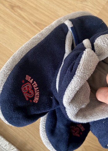 Mavi Erkek Çocuk Sıcak Ev Terliği - Görsel 7