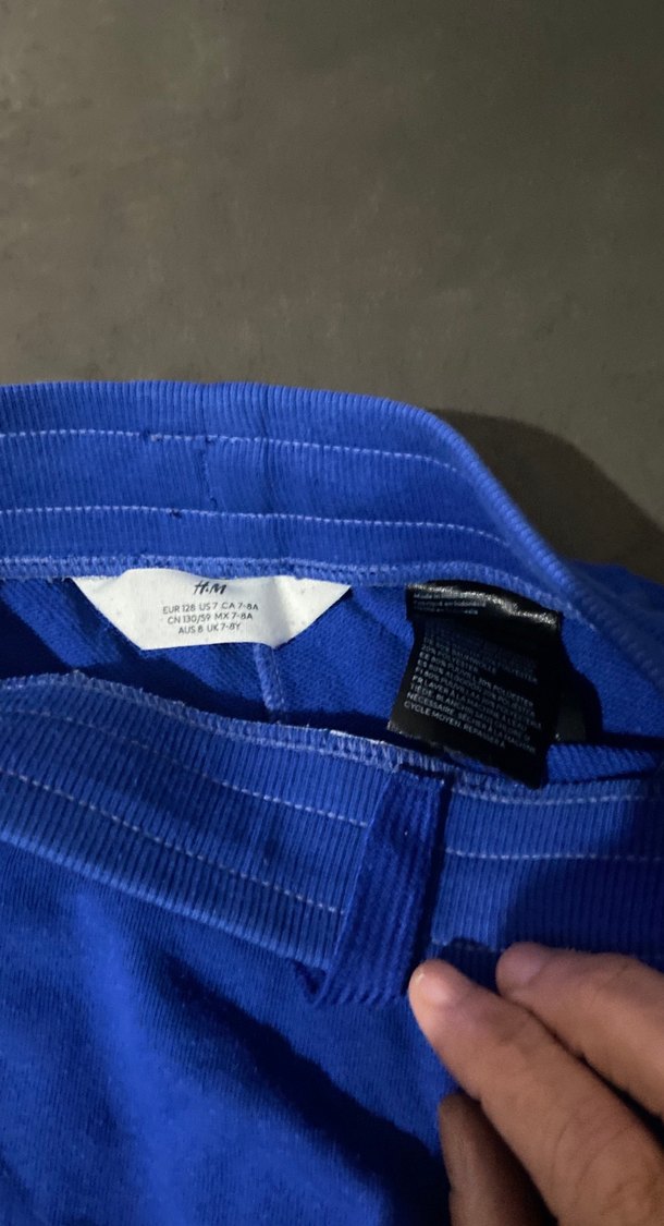 Erkek Mavi Rahat Kesim Şort - Görsel 3