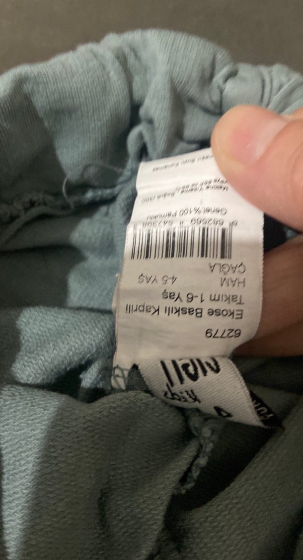 Erkek Gri Keten Rahat Kesim Şort - Görsel 5