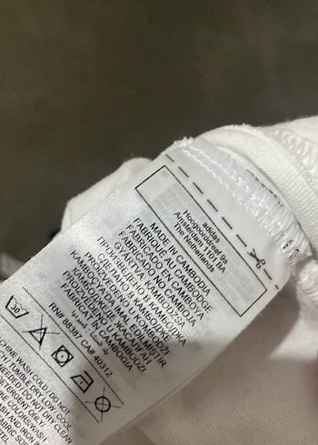 Beyaz Adidas Kız Tişörtü Kısa Kollu - Görsel 7