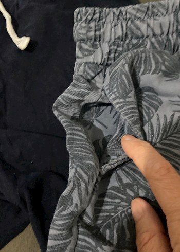 Gri Desenli Erkek Şort - Görsel 4