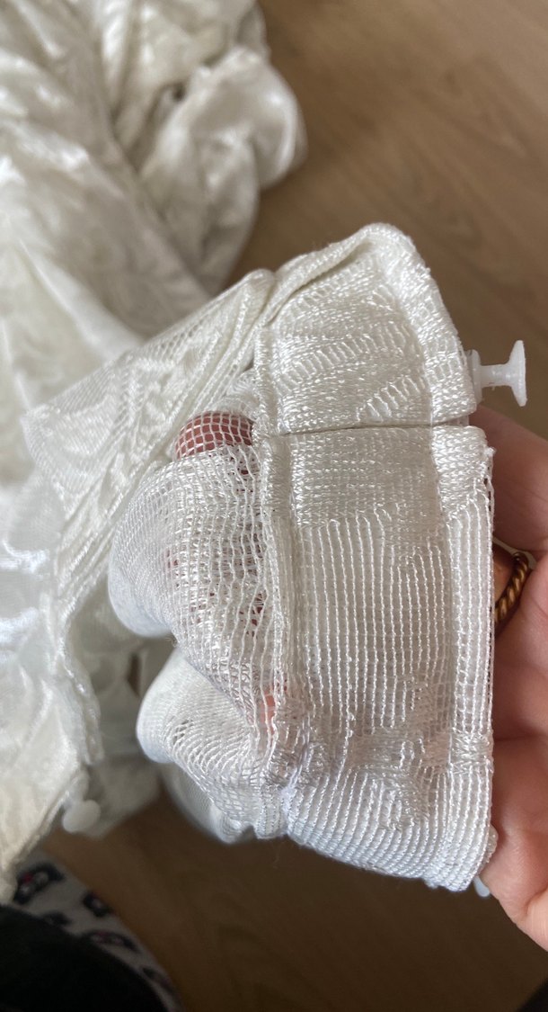 Nakışlı Beyaz Bohem Perde - Görsel 2