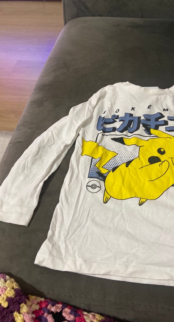 Sarı Pamuklu Uzun Kollu Erkek Çocuk Tişört - Görsel 2