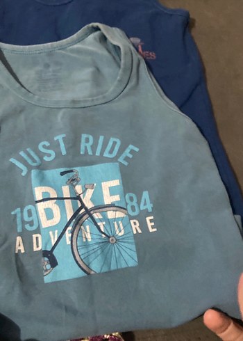 Baskılı Çocuk Atlet 4'lü Set Mavi Gri - Görsel 5