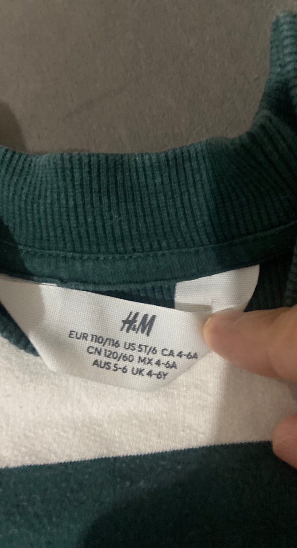 Erkek Çocuk Uzun Kollu Çizgili Sweatshirt - Görsel 4