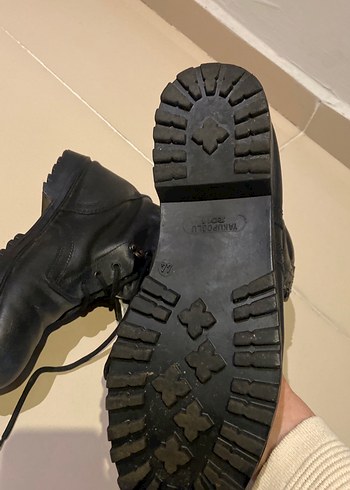 Gri Deri Tokalı Erkek Botları - Görsel 8