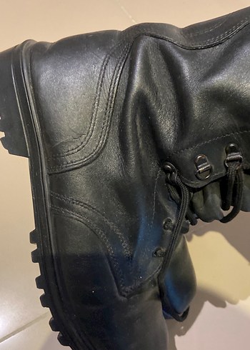 Gri Deri Tokalı Erkek Botları - Görsel 6