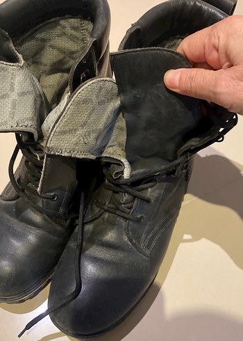 Gri Deri Tokalı Erkek Botları - Görsel 10