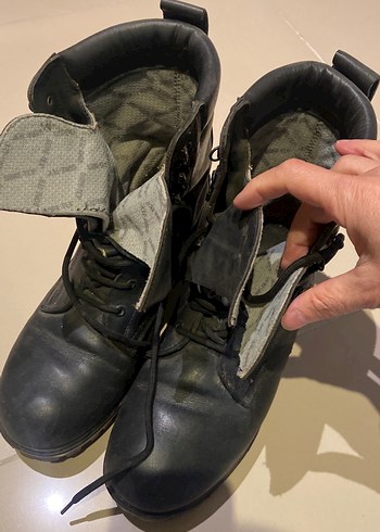 Gri Deri Tokalı Erkek Botları - Görsel 11