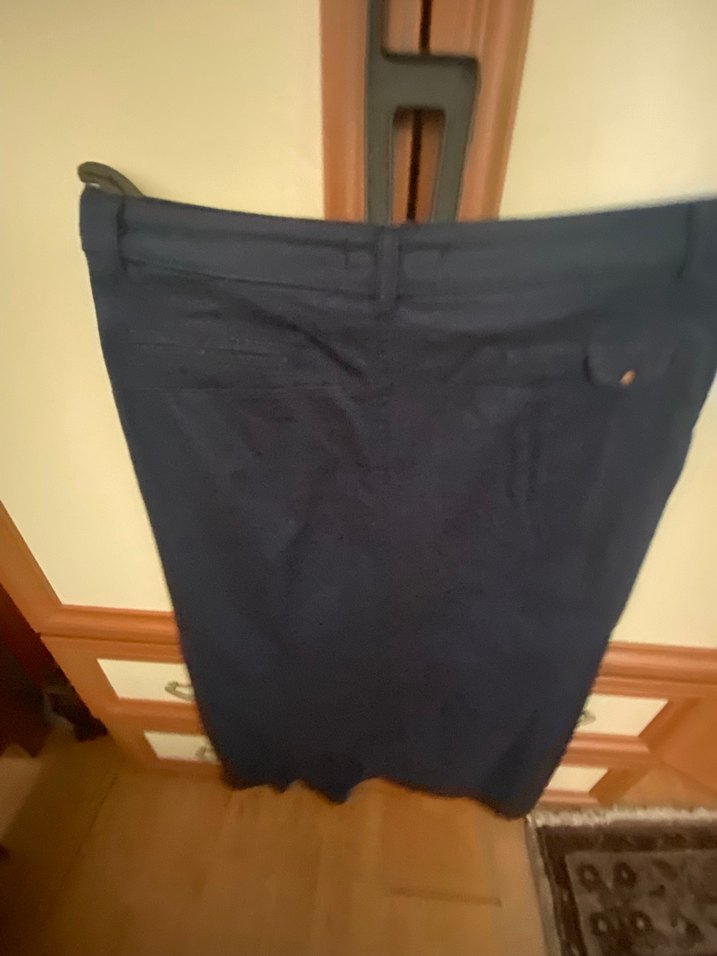 Koyu Lacivert Düz Kesim Kadın Pantolon — görsel 4/5