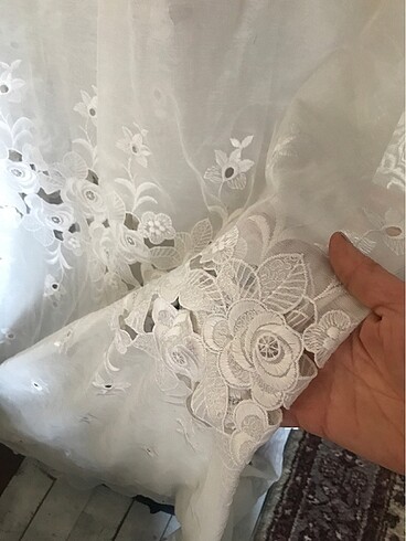 Beden beyaz Renk Tül güzel sorunsuz