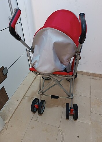 Diğer Beden kırmızı Renk Baston Bebek Arabası