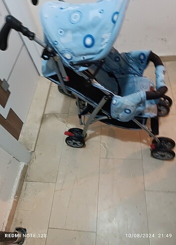Diğer Beden mavi Renk Baston Bebek Arabası 