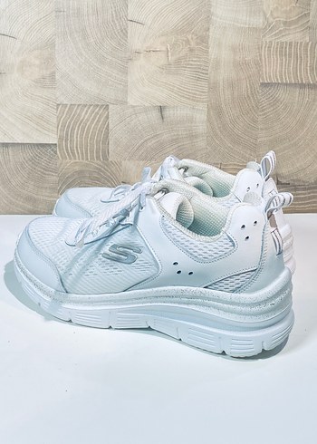 Orijinal Skechers beyaz ayakkabı - Görsel 11