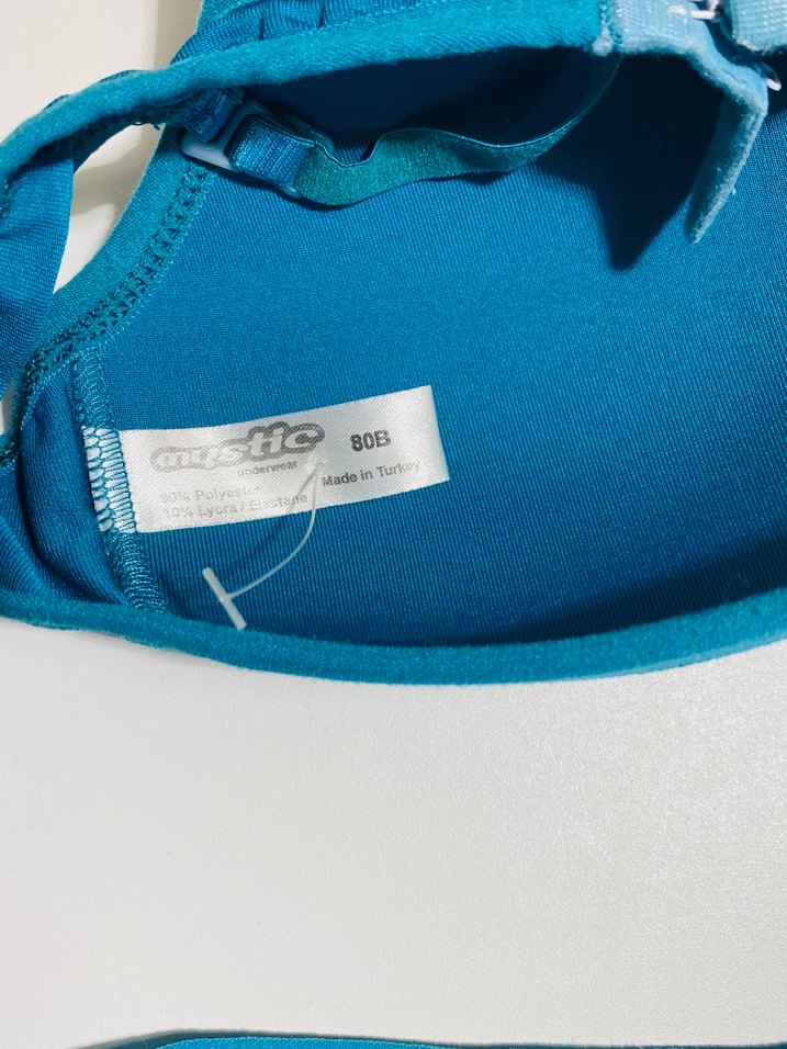 Turkuaz Bohem Tarzda Sütyen ve Külot Takımı - Görsel 5