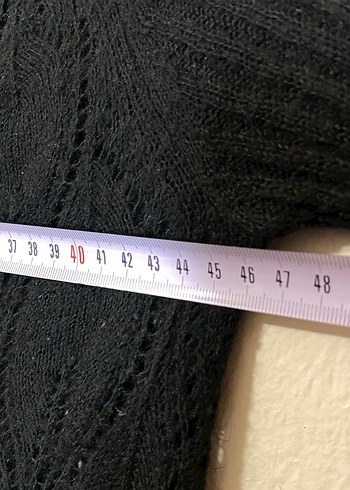 Orijinal Levis Siyah Kapüşonlu Örgü Hırka - Görsel 7