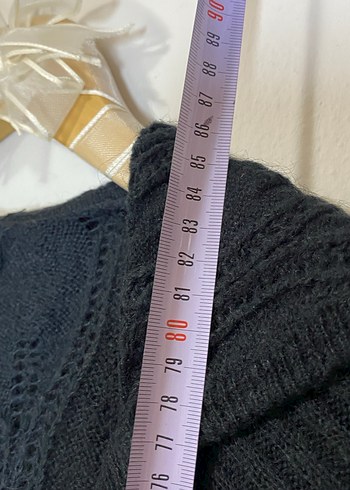 Orijinal Levis Siyah Kapüşonlu Örgü Hırka - Görsel 6