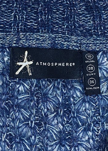 Lacivert Bohem Midi Kadın Triko Hırka - Görsel 3