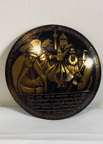 Diğer Mevlana Temalı Osmanlı Sanatı Tabak