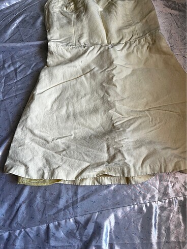 xs Beden ZARA BUTTER YELLOW İÇİ ŞORTLU ELBİSE