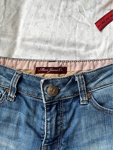 Mavi Jeans MAVİ DÜŞÜK BEL KOT ŞORT