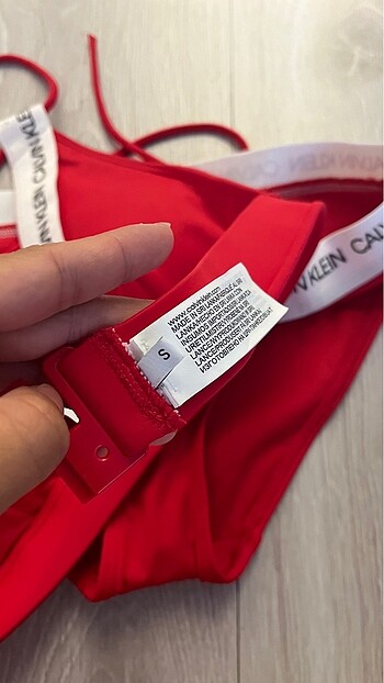 s Beden kırmızı Renk Calvin klein bikini