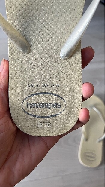 35 Beden beyaz Renk Havaianas terlik
