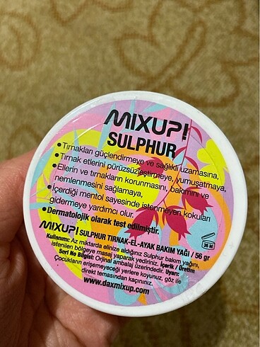 Beden Renk mixup sulphur tırnak bakım