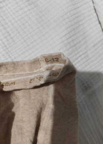 Çocuk Keten Külotlu Çorap 2'li Bej - Görsel 3