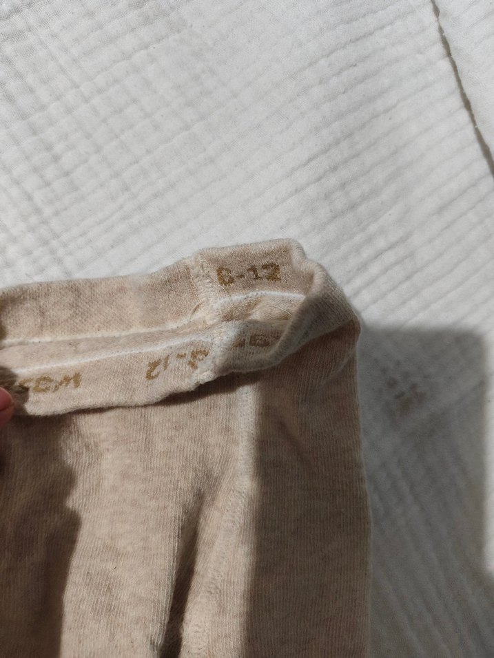 Çocuk Keten Külotlu Çorap 2'li Bej - Görsel 3