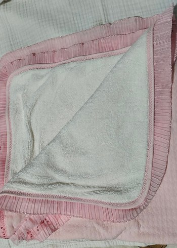 Nakışlı Pembe Bebek Battaniyesi - Görsel 2