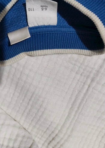 Düğmeli Mavi Gri Erkek Çocuk Ceket - Görsel 2