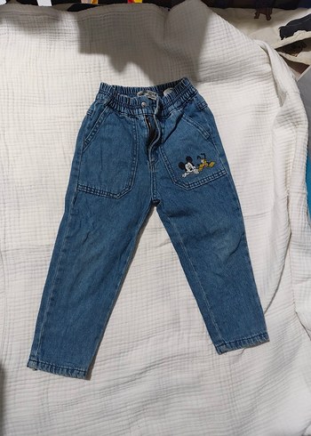 Renkli Nakışlı Erkek Çocuk Bol Kesim Kot Pantolon - Görsel 4