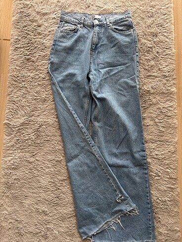 Yüksek bel jean pantolon