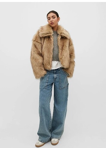 stradivarius viral stock out peluş kürk 