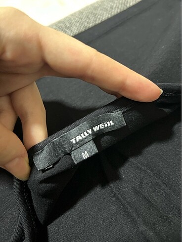m Beden tally weijl askılı top