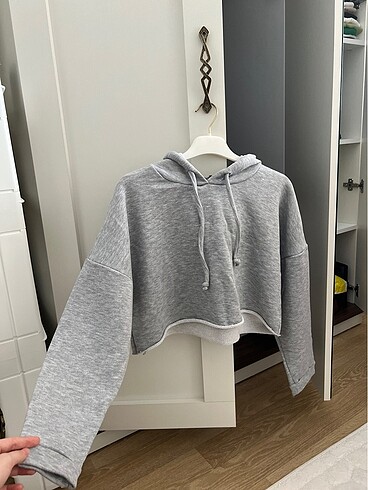 trendyol crop sweatshirt