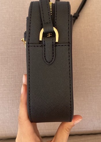 Michael Kors Zincir Detaylı Siyah Çapraz Çanta - Görsel 2