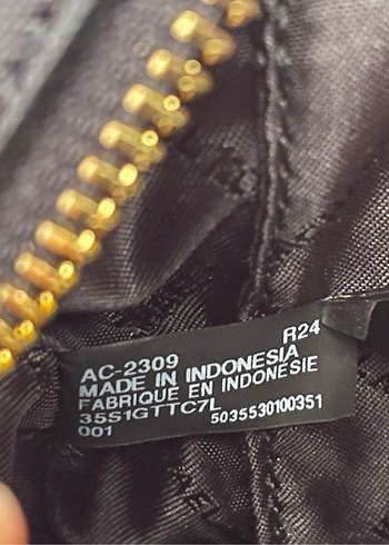 Michael Kors Zincir Detaylı Siyah Çapraz Çanta - Görsel 7