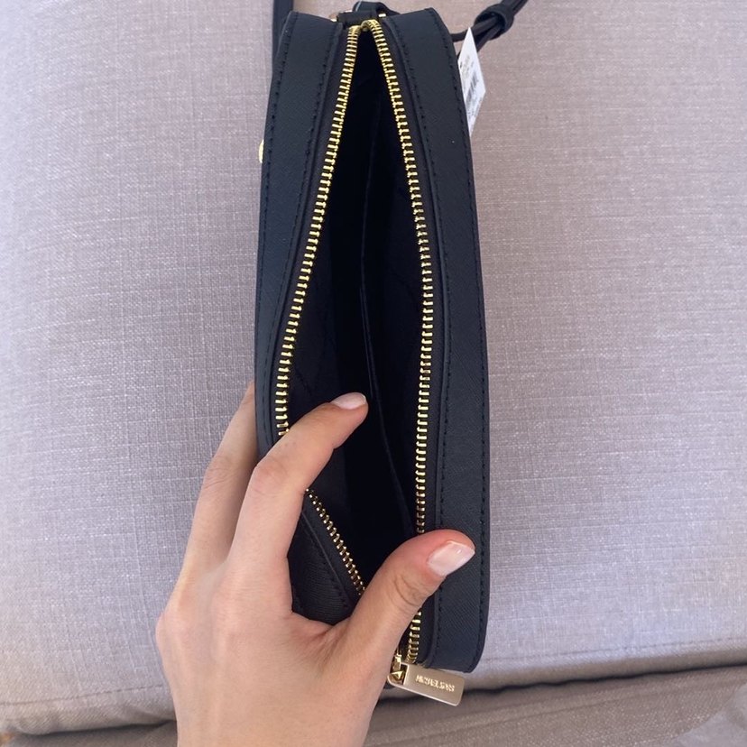 Michael Kors Zincir Detaylı Siyah Çapraz Çanta - Görsel 3