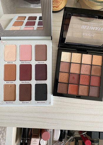  Beden The Balm Meet Matte Trimony ve Nyx Far Paleti