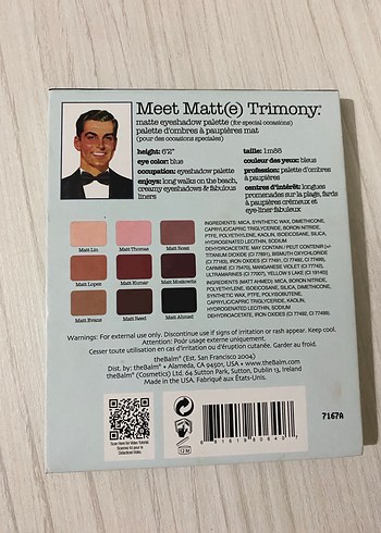  Beden Renk The Balm Meet Matte Trimony ve Nyx Far Paleti