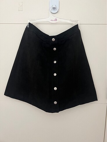 H&M Hm süet mini etek