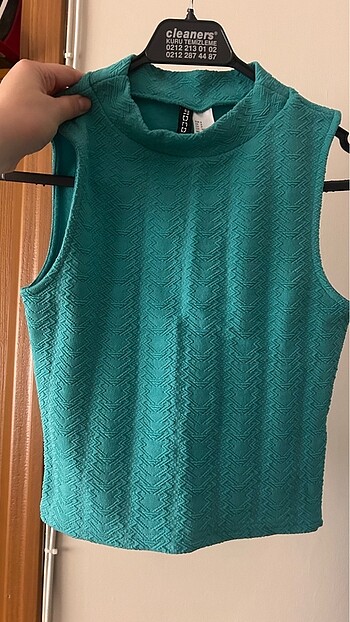 H&M Yeşil Crop Bluz