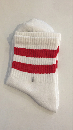 Çizgili Çorap (3 renk mecvut) Etiketli